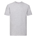 Gris - Front - Fruit of the Loom - T-shirt SUPER PREMIUM - Homme