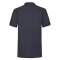 Bleu marine foncé - Back - Fruit of the Loom - Polo 65-35 - Homme