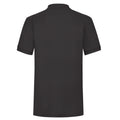 Noir - Back - Fruit of the Loom - Polo 65-35 - Homme