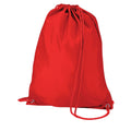 Rouge vif - Front - Quadra - Sac à cordon