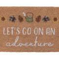 Beige pâle - Blanc - Side - Something Different - Paillasson LET'S GO ON AN ADVENTURE