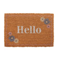 Beige pâle - Front - Something Different - Paillasson FLORAL HELLO