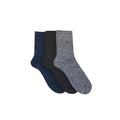 Gris-noir-bleu marine - Front - Laltex - Chaussettes montantes - Homme