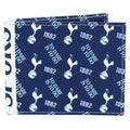 Bleu - Blanc - Front - Tottenham Hotspur FC - Portefeuille