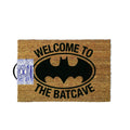 Marron - Front - Batman - Paillasson BATCAVE