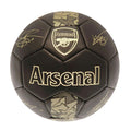 Noir mat - Doré - Front - Arsenal FC - Ballon de foot PHANTOM