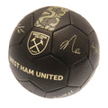 Noir mat - Doré - Back - West Ham United FC - Ballon de foot