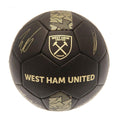 Noir mat - Doré - Front - West Ham United FC - Ballon de foot