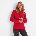 Rouge piment - Front - TOG24 - Haut polaire REVIVE - Femme