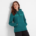 Sarcelle foncé - Front - TOG24 - Sweat à capuche MAGDALEN - Femme