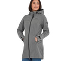 Gris foncé chiné - Side - TOG24 - Veste softshell KELD - Femme