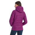 Baie violette - Back - TOG24 - Veste à capuche NORTH - Femme