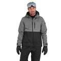 Noir - Gris acier - Side - TOG24 - Blouson de ski WHISTLER - Homme