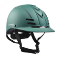 Vert - Noir - Front - Whitaker - Casque d'équitation CLUB - Enfant