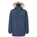 Bleu marine - Front - Trespass - Parka HIGHLAND - Homme