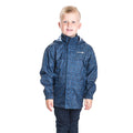 Bleu marine - Side - Trespass Totam - Veste imperméable - Enfant unisexe