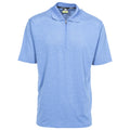 Bleu chiné - Front - Trespass Maraba - Polo - Homme