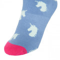 Bleu - Side - Trespass - Chaussettes montantes de ski REPLICATE - Enfant