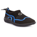 Noir - Bleu - Front - Trespass - Chaussures aquatiques PADDLE - Enfant