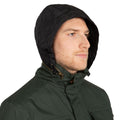 Vert kaki foncé - Close up - Trespass - Veste imperméable RAINTHAN - Homme