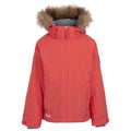 Pêche rose - Front - Trespass - Blouson de ski FIONA - Enfant