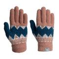 Rose pâle - Front - Trespass - Gants de ski NORTA - Enfant