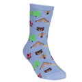 Bleu - Blanc cassé - Back - Trespass - Chaussettes CAMPING - Enfant