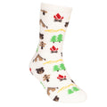 Bleu - Blanc cassé - Side - Trespass - Chaussettes CAMPING - Enfant