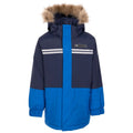 Bleu marine - Front - Trespass - Imperméable LAYTONE - Enfant