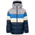 Bleu marine - Front - Trespass - Veste matelassée CALMERE - Enfant