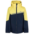 Bleu marine - Jaune - Front - Trespass - Veste imperméable SUBMERGED - Garçon