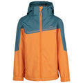 Orange - Épicéa - Front - Trespass - Veste imperméable SUBMERGED - Garçon