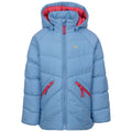 Bleu bleuet - Front - Trespass - Veste matelassée ANNAH - Enfant