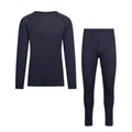 Bleu marine Chiné - Front - Trespass - Ensemble thermique DEMIAN - Adulte