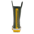 Vert - Jaune - Back - Trespass - Bottes de pluie - Enfant