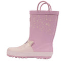 Violet - Beige - Pack Shot - Trespass - Bottes de pluie CHARACTER - Enfant