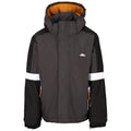 Gris foncé - Front - Trespass - Blouson de ski KINGSLEY - Garçon