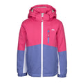 Rose clair - Front - Trespass - Blouson de ski LENNOX - Enfant