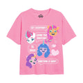 Rose clair - Front - My Little Pony - T-shirt TEXTING PONIES - Fille