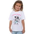 Blanc - Side - Disney - T-shirt BETTER TOGETHER - Fille