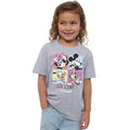 Gris chiné - Side - Mickey Mouse & Friends - T-shirt - Fille