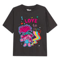 Charbon - Front - Trolls - T-shirt LOVE TO SING - Fille