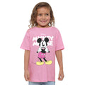 Rose clair - Side - Disney - T-shirt - Fille