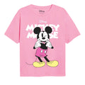 Rose clair - Front - Disney - T-shirt - Fille