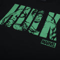 Noir - Vert - Side - Hulk - T-shirt - Homme