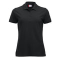 Noir - Front - Clique - Polo MANHATTAN - Femme