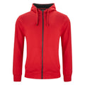 Rouge - Front - Clique - Veste à capuche CLASSIC - Homme