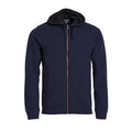 Bleu marine foncé - Front - Clique - Veste à capuche CLASSIC - Homme