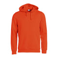 Orange sang - Front - Clique - Sweat à capuche BASIC - Adulte