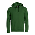 Vert bouteille - Front - Clique - Sweat à capuche BASIC - Adulte